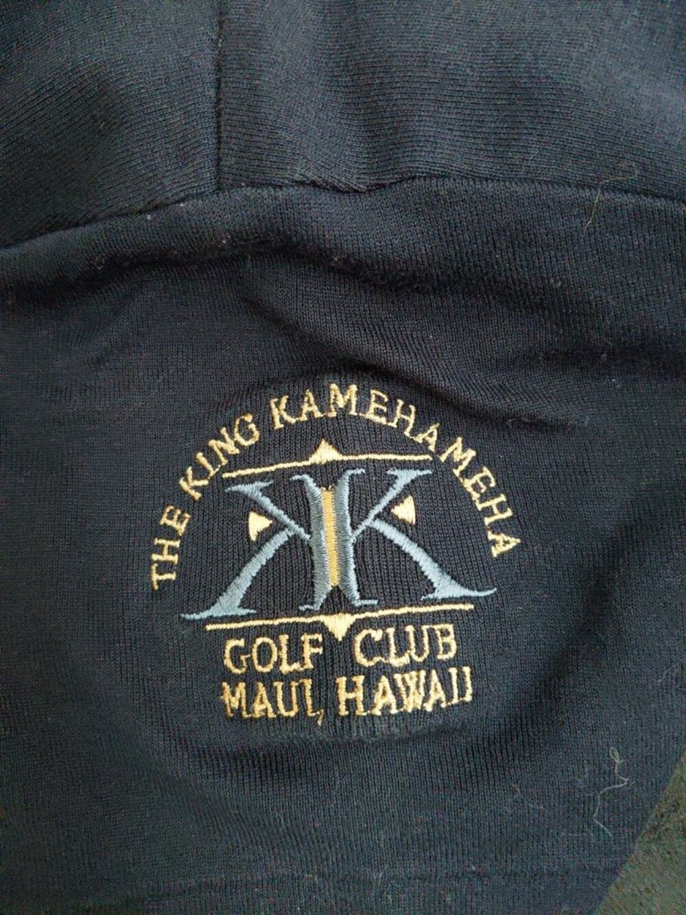 Ralph Lauren Golf Womens Cotton Big Pony Tee Navy with Gold Pony Medium - Picture 3 of 5